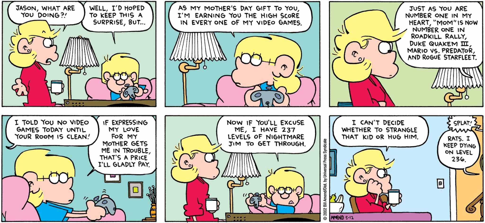 From The Archives Mother S Day Comics Foxtrot Comics By